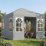 9.6 x 9.6 ft Pop Up Canopy Tent with 4 Sidewalls, UPF 50+ 1-Button Push Easy Setup Outdoor Instant Canopy