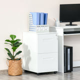 File Cabinet, Vertical Filing Cabinet with Adjustable Partition for A4 Letter Size, Lockable for Office