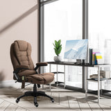 Reclining Massage Office Chair, Executive Office Chair with High Back, Swivel Wheels