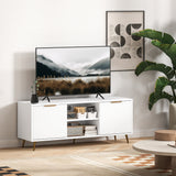 Meuble TV avec Rangement pour Téléviseur de 55