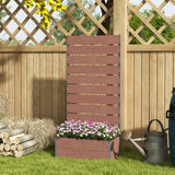 Raised Garden Bed with Trellis