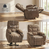 Fauteuil inclinable motorisé avec massage
