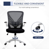 Mesh Office Chair Swivel Task Desk Chair with Lumbar Back Support, Adjustable Height Office