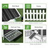 Wooden Chicken Coop with Run for 1-2 Chicken