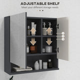 Medicine Cabinet, Adjustable Shelf and Soft Close Mechanism