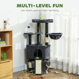47 Inch Cat Tree, Bed