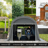 10' x 20' Portable Shed, Galvanised Steel Frame for Garden Tools