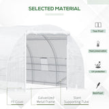20x10x7ft Heavy Duty Tunnel Walk-in Greenhouse Outdoor Backyard Seed Plant Vegetables Grow Warm House