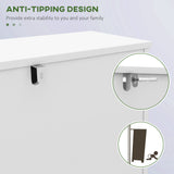 Narrow Shoe Storage with 3 Flip Drawers and Adjustable Shelves, Shoe Cabinet Organizer for 12 Pairs of Shoes