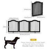 Barrière pour chien pliable 24