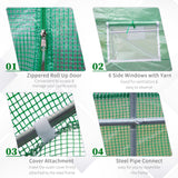 Outdoor Greenhouse Walk-In Greenhouse Portable Greenhouse Canada Garden Plant Flower Seed Greenhouse W/ Premium Steel Frame