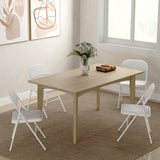 Set of 4 Metal Foldable Chairs