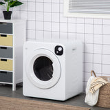 Compact Laundry Dryer Machine, 3.22 Cu. Ft. Electric Portable Clothes Dryer with 7 Drying Modes for Apartment or Dorm