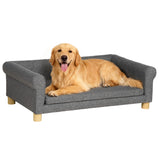 Sofa pour animaux moderne lit pour chat ou chien moyen-grand avec coussin amovible