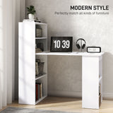 Modern Computer Desk with Storage Shelves, 47