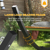 12' Hammock Stand with Steel Frame, Hammock Chair Stand Only for Garden