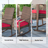 Outdoor PE Rattan Rocking Chair