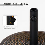 Base en ciment pour parasol compensé 29LBS, support parasol cantilever pour Φ1,4