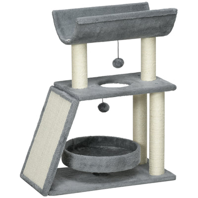 Small Cat Tree with Perch, Bed