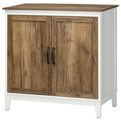 Farmhouse Sideboard, Storage Cabinet with 2 Doors and Shelves Kitchen, 30.9