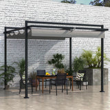 10' x 10' Retractable Pergola