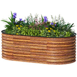5 x 2.5 x 2 ft Galvanized Raised Garden Bed