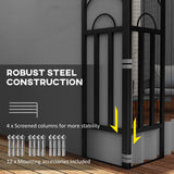 10' x 10' Wall Pergola