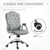 Vanity Office Chair, Velvet Computer Desk Chair with Swivel Wheels, Adjustable Height, Tilt Function