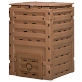 Compost Bin, Garden Composter with 80 Vents and 2
