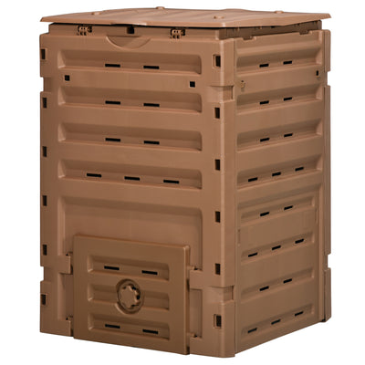 Compost Bin, Garden Composter with 80 Vents and 2