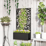 Raised Garden Bed with Trellis
