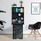Wall Mounted Table Fold Out Convertible Desk, Multi-Functional Space Saving Computer Desk with Writing Floating Board for Students