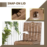 Compost Bin, Garden Composter with 80 Vents and 2
