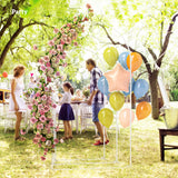 Arche de mariage, ensemble de 3 supports d'arche à ballons en métal 7/6,5/6 pi pour fête d'anniversaire