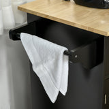 Modern Kitchen Island, Utility Kitchen Serving Cart with 2 Storage Drawers & Cabinets for Dining Room