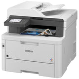 Brother MFC-L3780CDW Wireless Digital Colour All-in-One Printer with Laser Quality, Copy, Scan, and Fax, Single Pass Duplex Copy and Scan, Duplex and Mobile Printing, and Gigabit Ethernet with Refresh Subscription Option