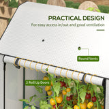Mini Greenhouse with 4 Wire Shelves