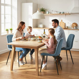 Dining Chairs Set of 4, Upholstered Dining Room Chairs with Steel Legs