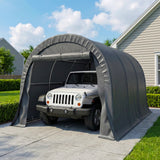 10' x 15' Heavy Duty Carport, Portable Garage Car Canopy Tent Shelter with Reinforced Galvanized Frame