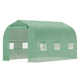 Outdoor Greenhouse Walk-In Greenhouse Portable Greenhouse Canada Garden Plant Flower Seed Greenhouse W/ Premium Steel Frame