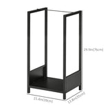 Range-bûches, support de stockage de bois d'intérieur et d'extérieur