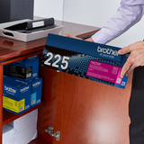 Brother TN225M Magenta Toner Cartridge, High Yield