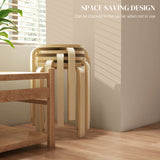 Round Stackable Chairs Set of