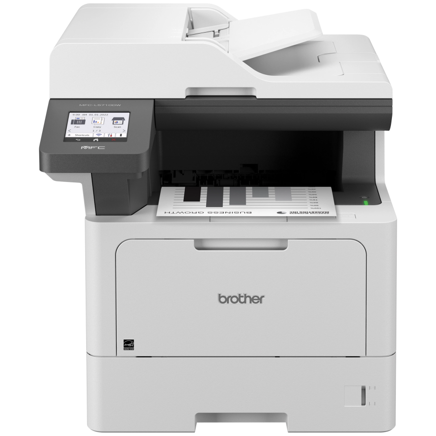 Brother MFC-L5710DW Business Monochrome Laser All-in-One Printer with Wireless Networking and Duplex Print, Scan, and Copy