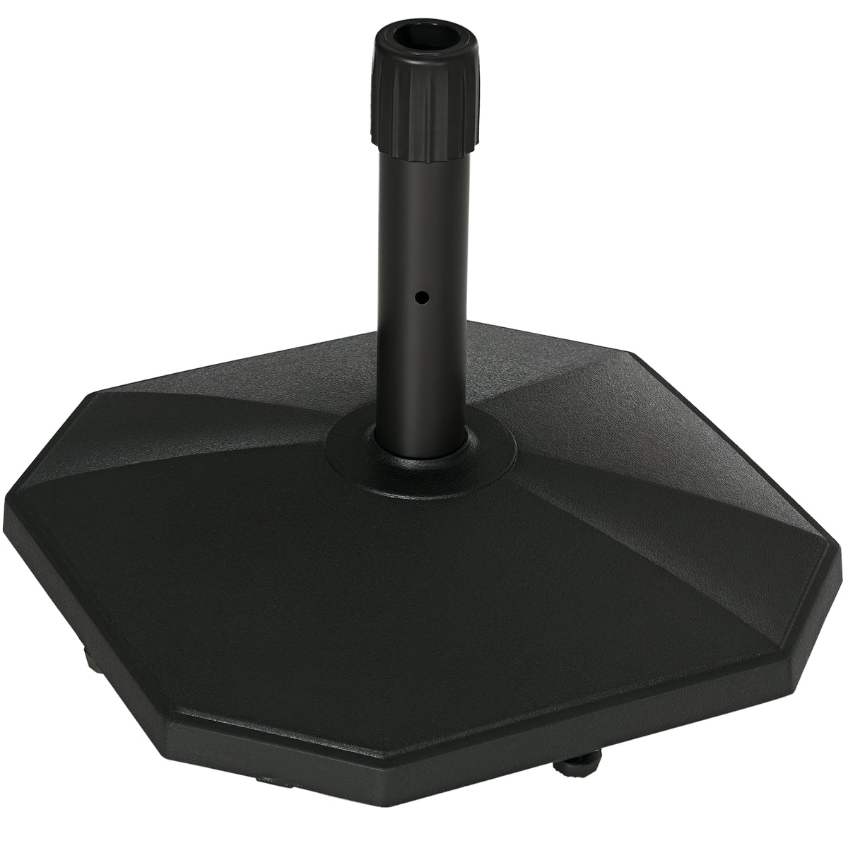 48lbs Concrete Square Patio Umbrella Base Weight, Outdoor Umbrella Stand Holder for Lawn