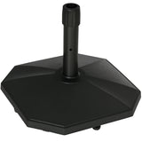 48lbs Concrete Square Patio Umbrella Base Weight, Outdoor Umbrella Stand Holder for Lawn