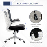 Mesh Office Chair Swivel Task Desk Chair with Lumbar Back Support, Adjustable Height Office