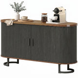 Fluted Sideboard Buffet Cabinet, 55