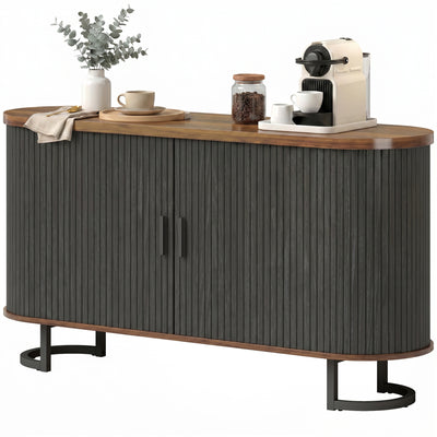 Fluted Sideboard Buffet Cabinet, 55