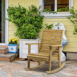 Wooden Outdoor Rocking Chair